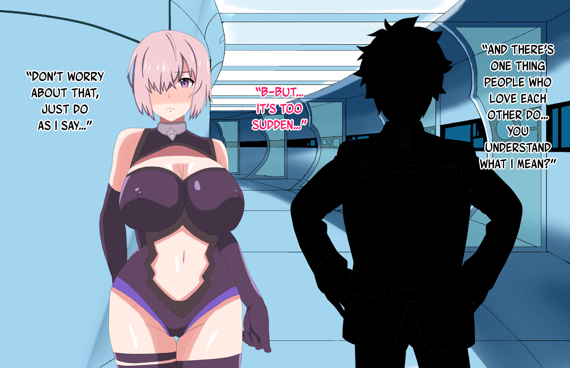 Hentai Manga Comic-Story Of Mash Doing NTR With A Creepy Otaku-Read-7